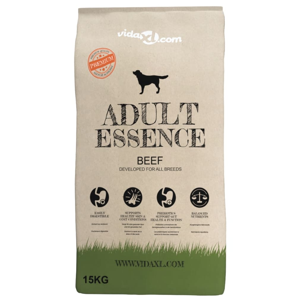 Premium koiran kuivaruoka "Adult Essence Beef" 15 kg