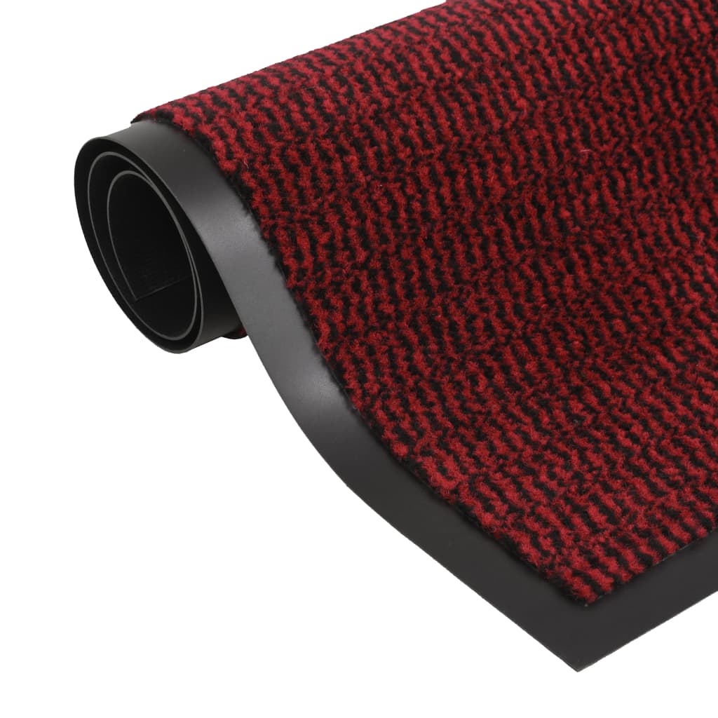 Kuramatto suorakulmainen nukkapinta 120x180 cm punainen