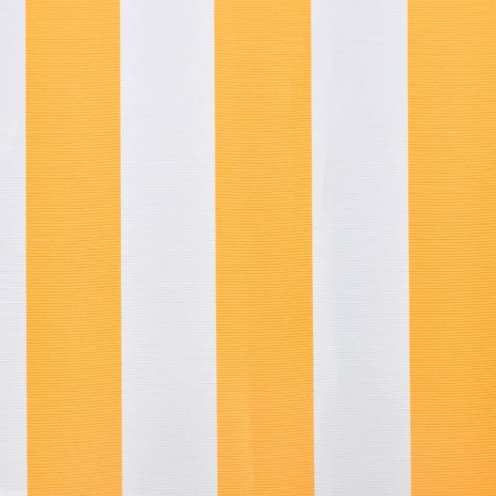Markiisikangas oranssi ja valkoinen 500x300 cm