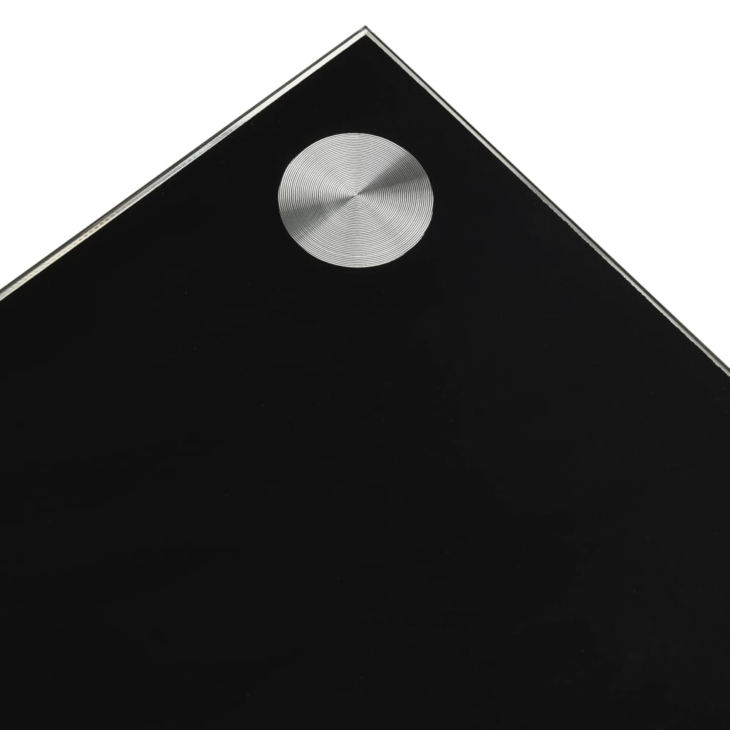 Sohvapöytä musta 110x43x60 cm karkaistu lasi