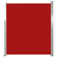 Sivumarkiisi terassille 160 x 300 cm punainen