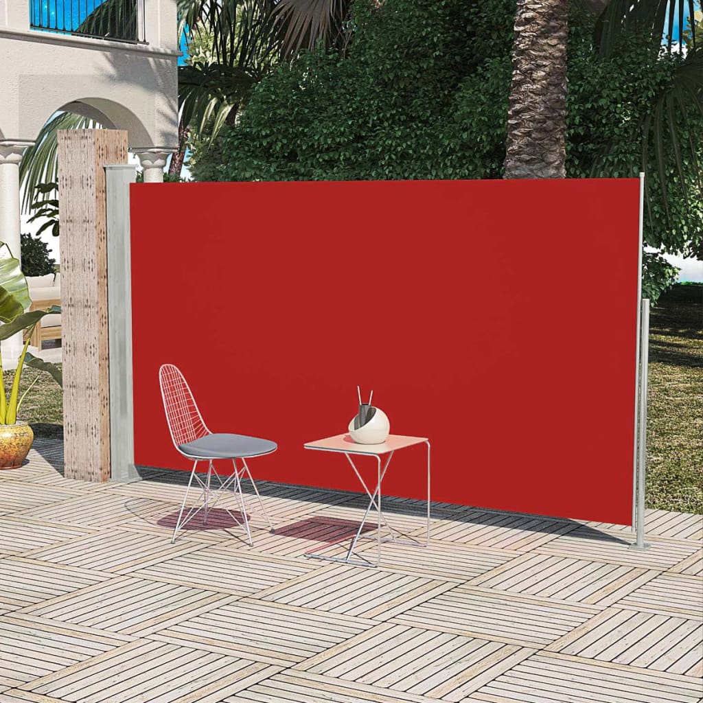 Sivumarkiisi terassille 160 x 300 cm punainen