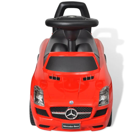 Mercedes Benz Punainen Lasten Jalkakäyttöinen Auto