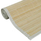 Suorakulmainen luonnollinen bambumatto 80x300 cm