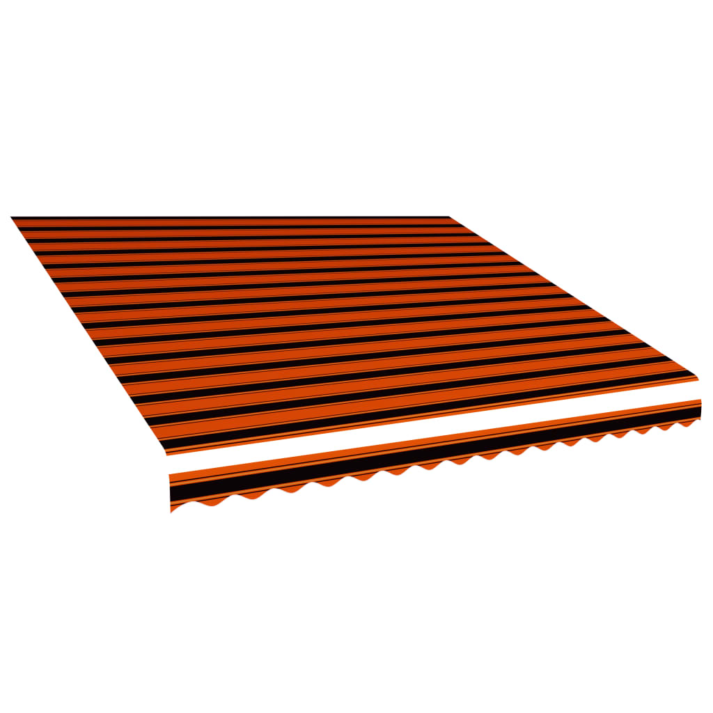 Markiisikangas oranssi ja ruskea 450x300 cm
