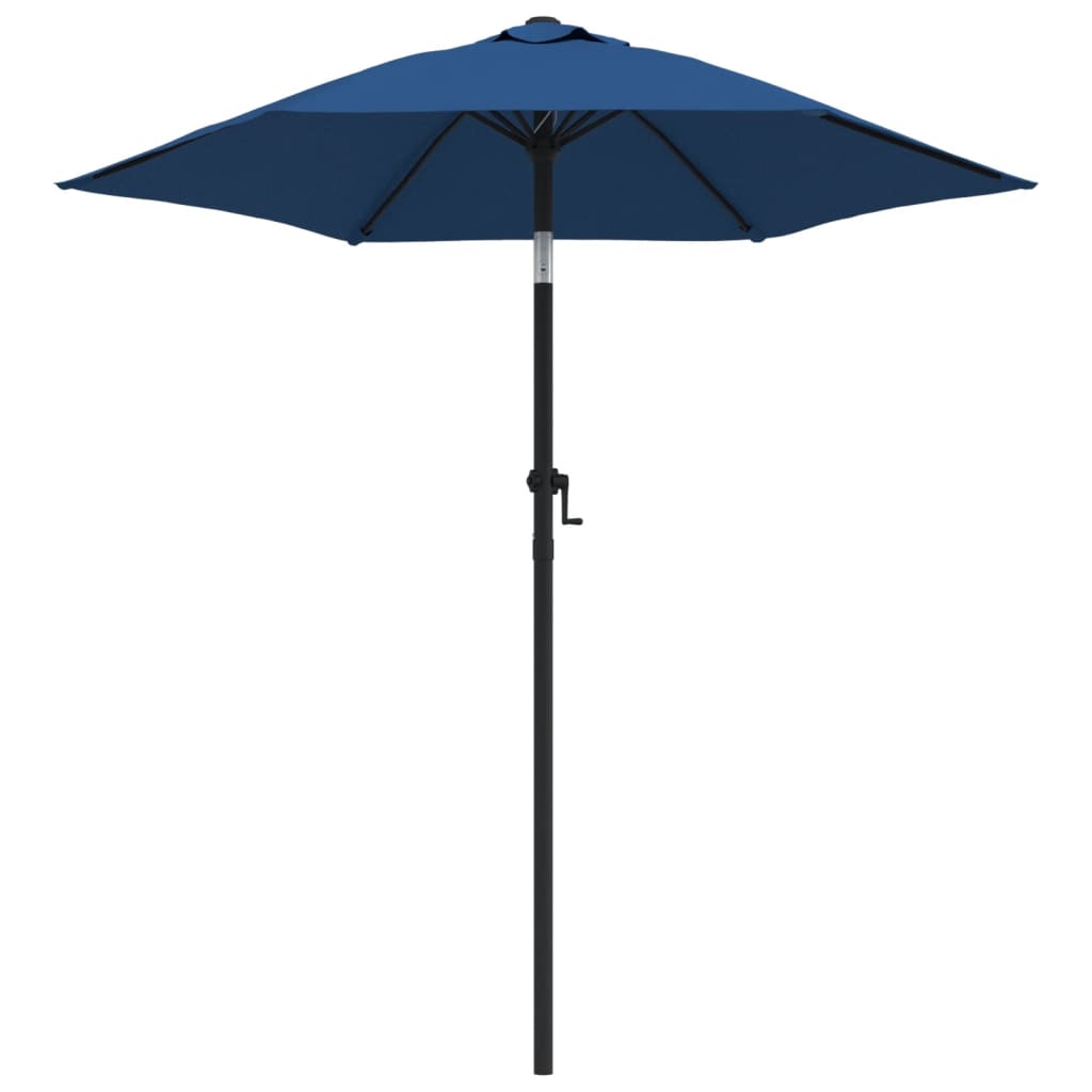 Aurinkovarjo sininen 200x224 cm alumiini
