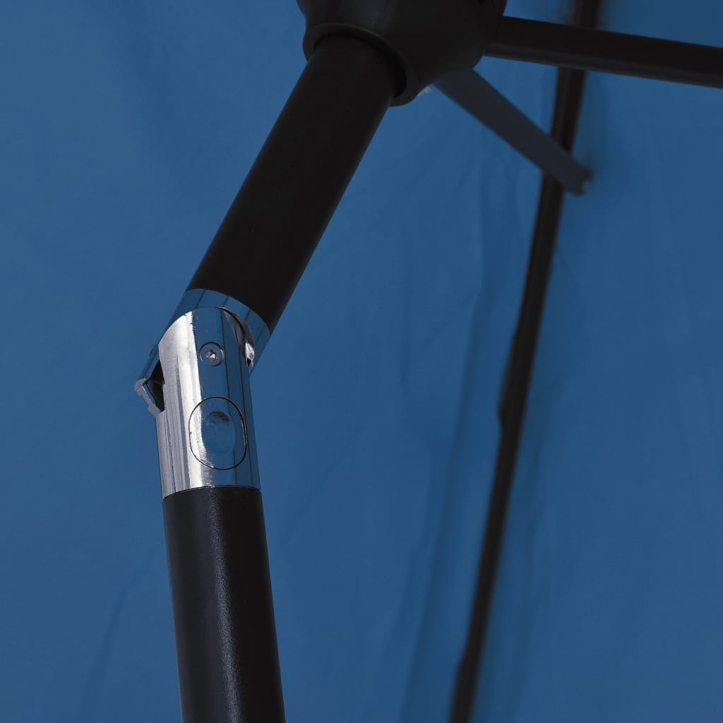 Aurinkovarjo sininen 200x224 cm alumiini