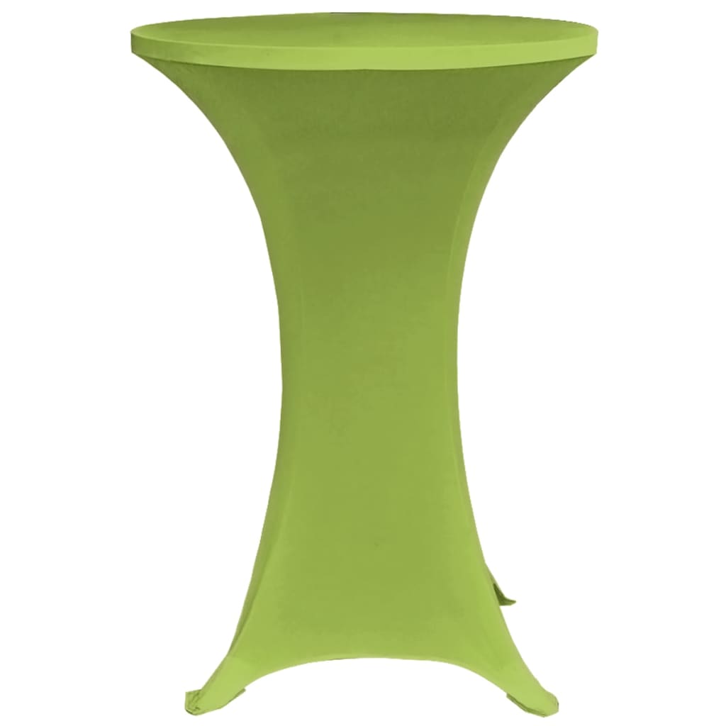 Venyvä pöydänsuoja 4 kpl 70 cm vihreä
