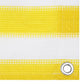 Parvekkeen suoja keltainen ja valkoinen 90x300 cm HDPE