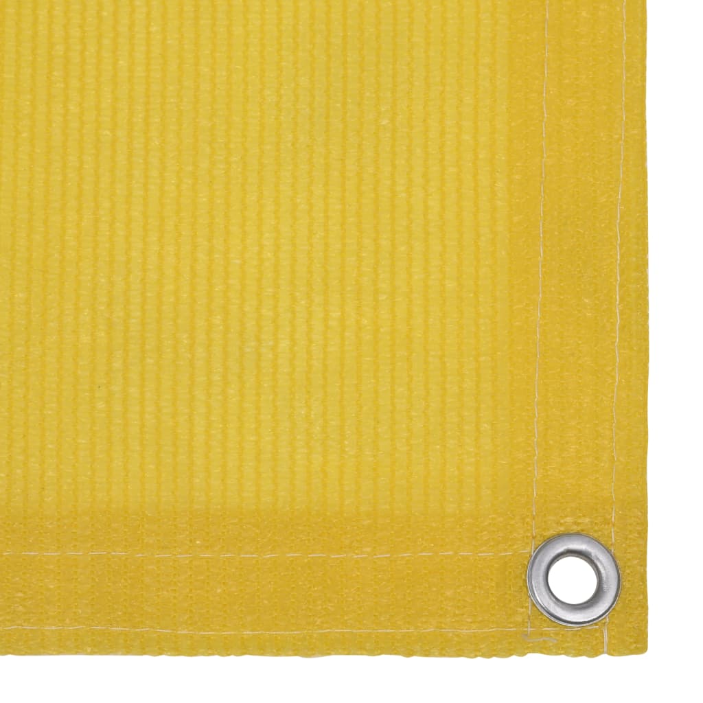 Parvekkeen suoja keltainen 75x500 cm HDPE
