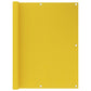 Parvekkeen suoja keltainen 120x600 cm HDPE
