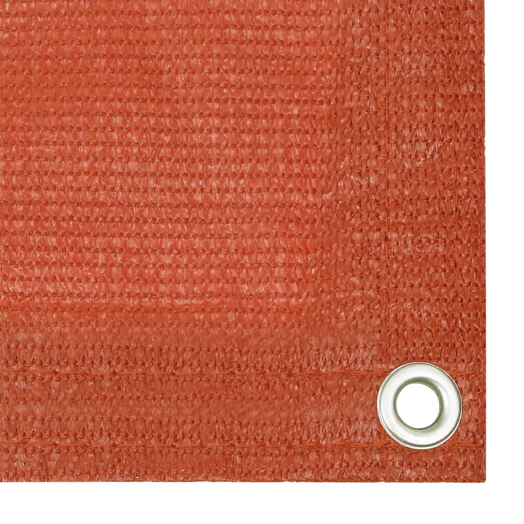 Parvekkeen suoja oranssi 75x500 cm HDPE