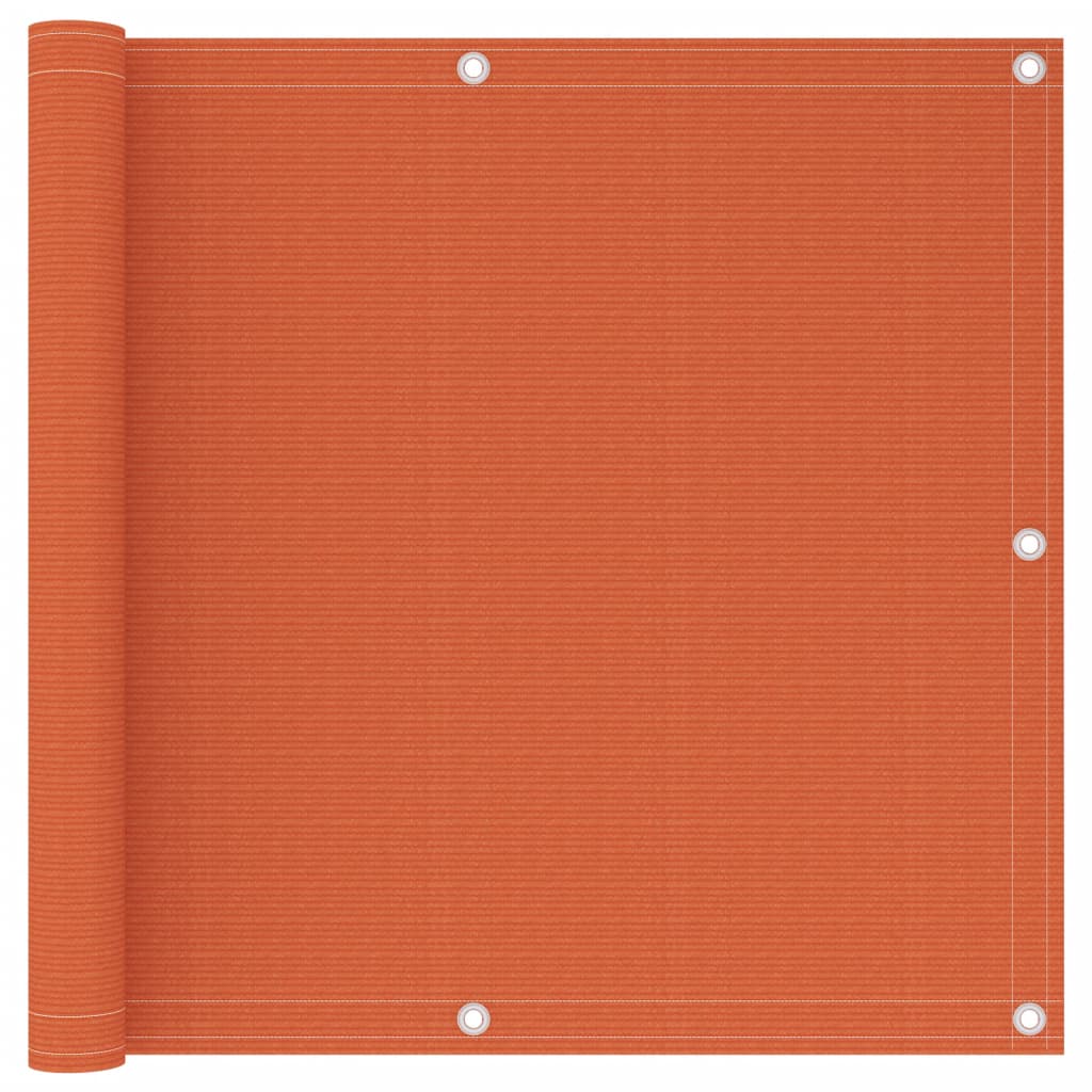 Parvekkeen suoja oranssi 90x400 cm HDPE