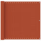 Parvekkeen suoja oranssi 90x600 cm HDPE
