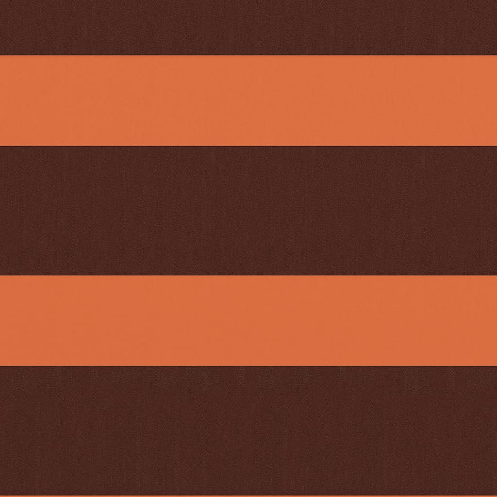 Parvekkeen suoja oranssi ja ruskea 75x600 cm Oxford kangas