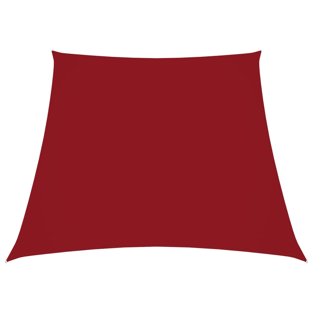 Aurinkopurje Oxford-kangas puolisuunnikas 2/4x3 m punainen