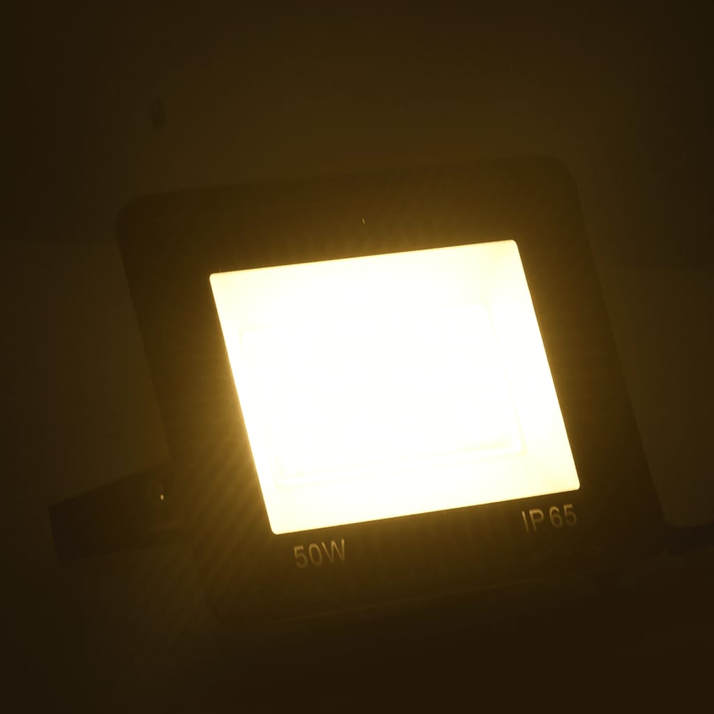 LED-valonheitin 50 W lämmin valkoinen