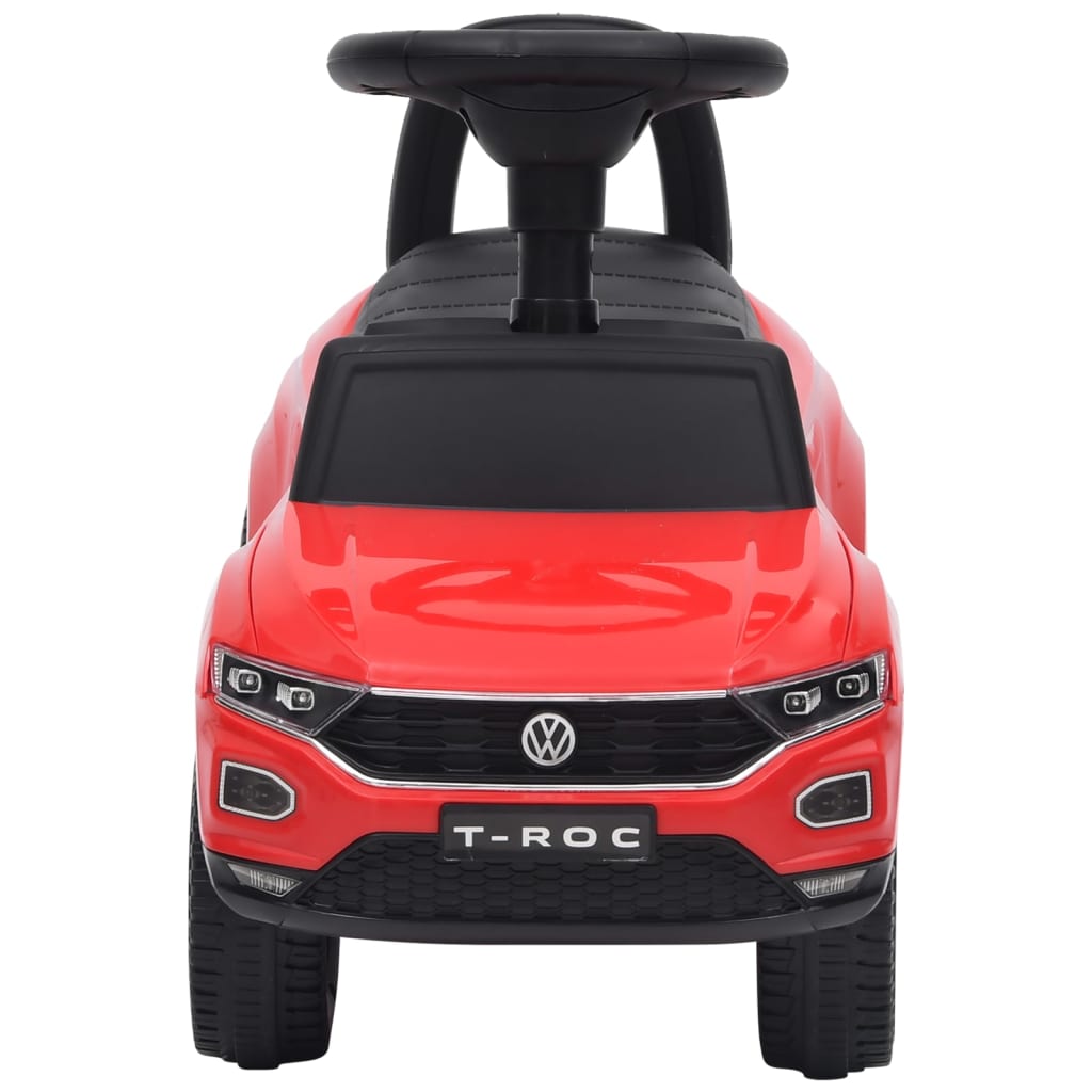 Potkuauto Volkswagen T-Roc, punainen