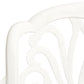 3-osainen bistrosarja valualumiini valkoinen