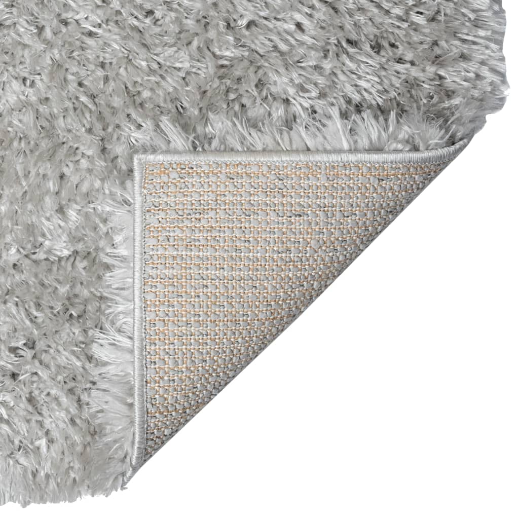 Korkeanukkainen Shaggy matto harmaa 160x230 cm 50 mm