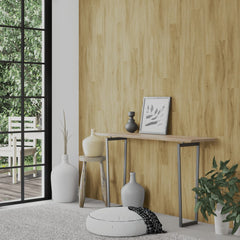 Seinäpaneelit puutyyli ruskea PVC 4,12 m²